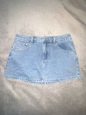 NWT Light Blue Women’s Denim Mini Skirt